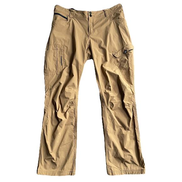 Truewerk T1 Werkpant Size 16 Brown Cargo Carpenter Stretch Flex Workwear - Picture 1 of 8